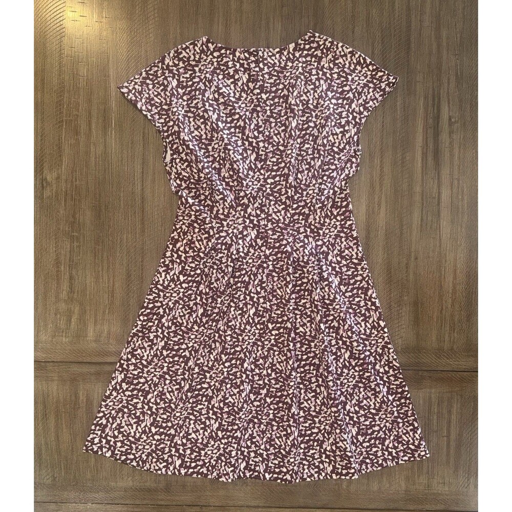 NWT LOFT Ann Taylor Multicolor Print Short Sleeve Dress Womens Size 4 NEW $84.99 - Picture 12 of 14